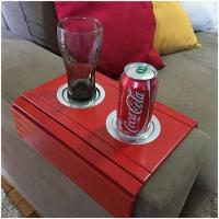 Esteira Decorativa Laqueada Apoio Sofá Cop Alumínio Vermelho - 9