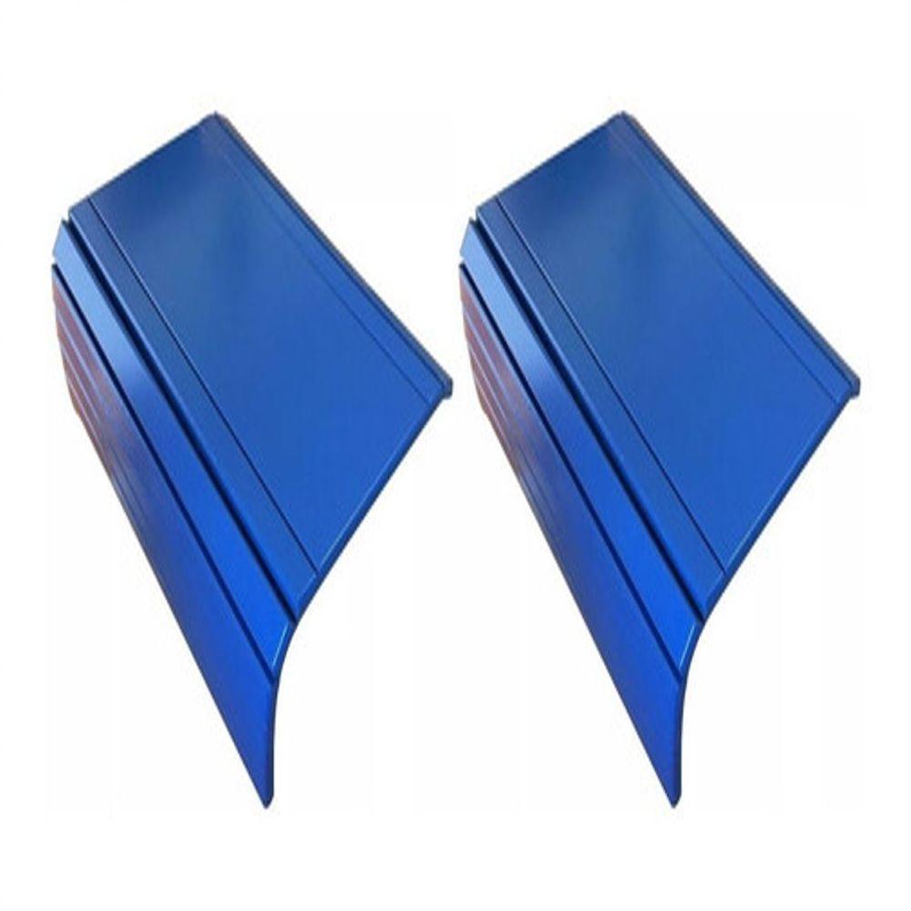 Kit 02un Esteiras Suporte Flexivel P/ Braço Sofá Azul Bic - 1