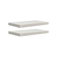 Kit 2 Prateleiras 40 x 20cm Branco Espessura 25mm Invisível - 3