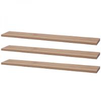 Kit 3 Prateleiras 70 X 20cm Carvalho Suporte Invisível - 1