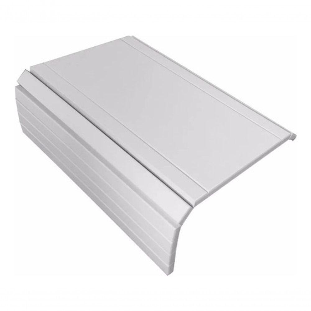 Kit 04un Esteiras Bandeja Reta Flexivel P Braço Sofá Branco - 3