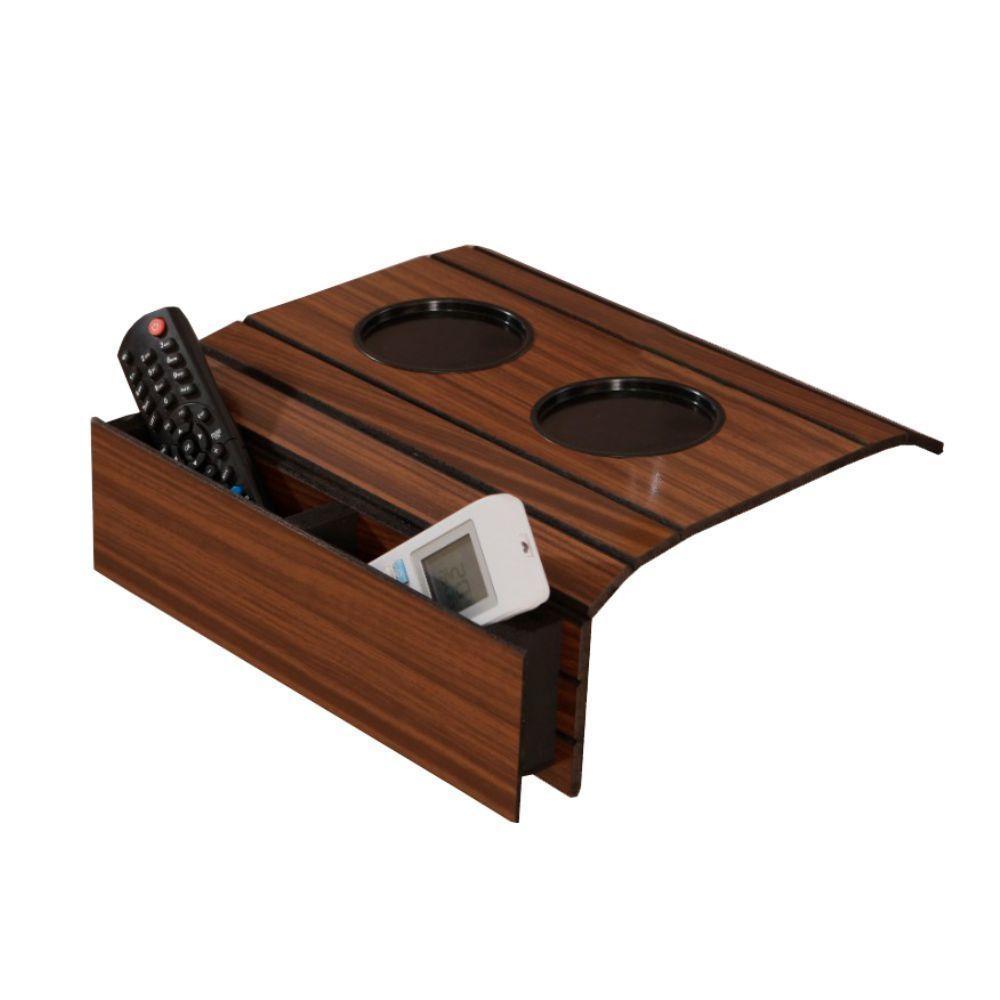 Kit 2 Bandejas Esteira Para Braço De Sofá Cor Mel - 6