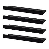 Kit 4 Prateleiras Porta Quadros 60 X 10cm Suporte Invisível - 1