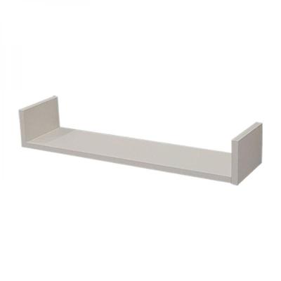 Prateleira em U 90X20cm Branca com Suporte Invisível