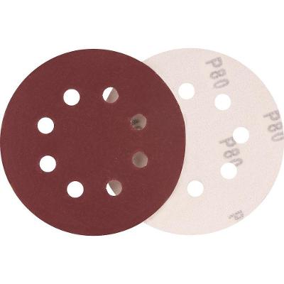 Disco De Lixa C/ Costado Em Pluma 125mm G80 10 Peças Vonder