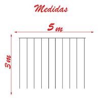 Cascata Cortina De Natal 780 Led Luz Amarela 8 Funções 5x3m 220v - 9