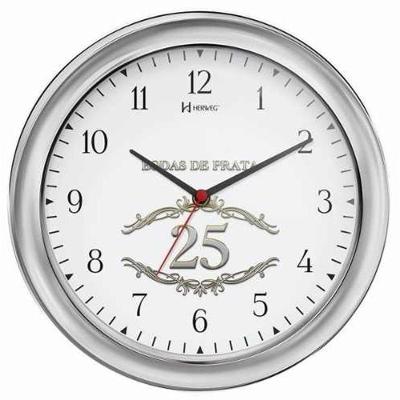 Relógio De Parede Herweg Ref: 6636-028 Bodas De Prata