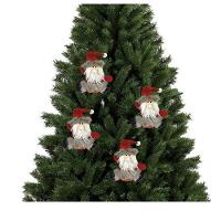 Kit 4 Bonecos Papai Noel Pelúcia 16cm Enfeite árvore Natal - 2