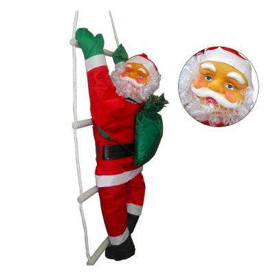 Papai Noel Natalino Escada Natal Casa Loja Ambiente