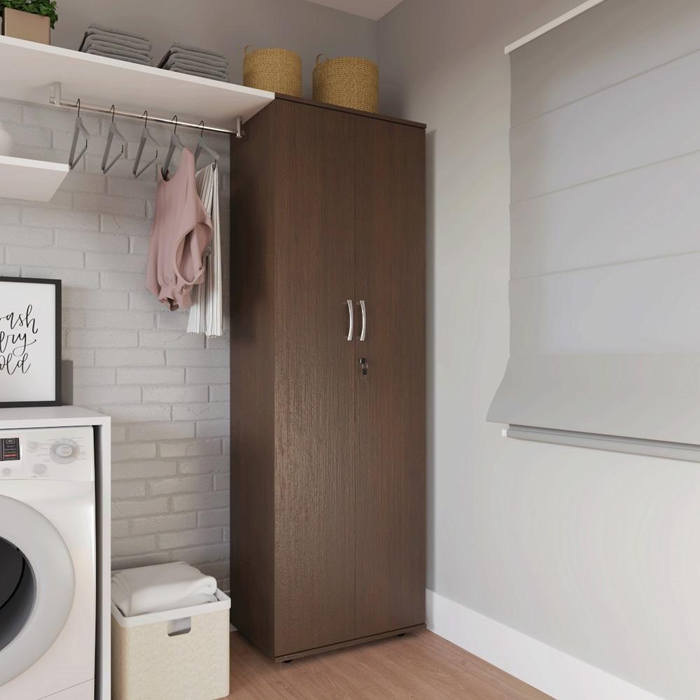 Armário Organizador Multiuso Kiev 2 Portas Com Chave Freijo - 1