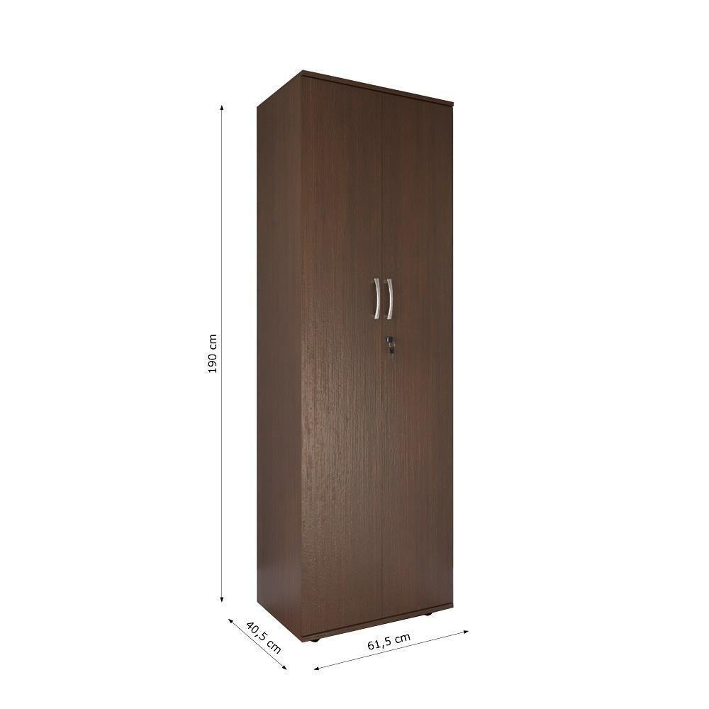 Armário Organizador Multiuso Kiev 2 Portas Com Chave Freijo - 3