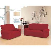 Kit Capa Para Sofá 2 E 3 Lugares Vermelho New City Sultan - 1