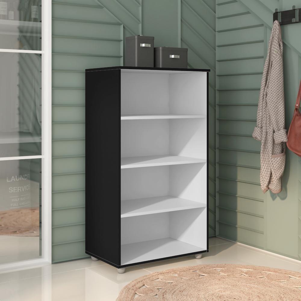 Armário Multiuso Ternana Preto Fosco - 1