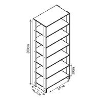 Smart Closet Yes Com Cabideiro E 9 Prateleiras Nova Mobile Branco - 3