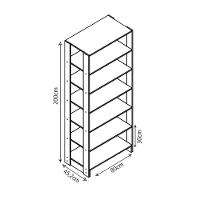 Smart Closet Yes Com Cabideiro E 9 Prateleiras Nova Mobile Montana - 3