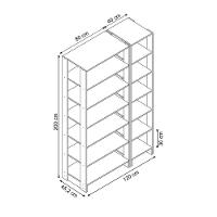 Smart Closet Yes Com 12 Prateleiras Nova Mobile Montana - 4