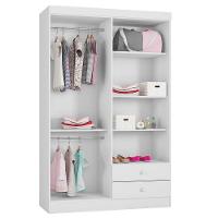 Guarda Roupa Infantil Quarto De Bebê Louise 04 Portas Branco - 3
