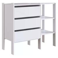 Kit 03 Modulos Para Closet 03 Gavetas Db001 Branco Pp Milani Store Branco - 3