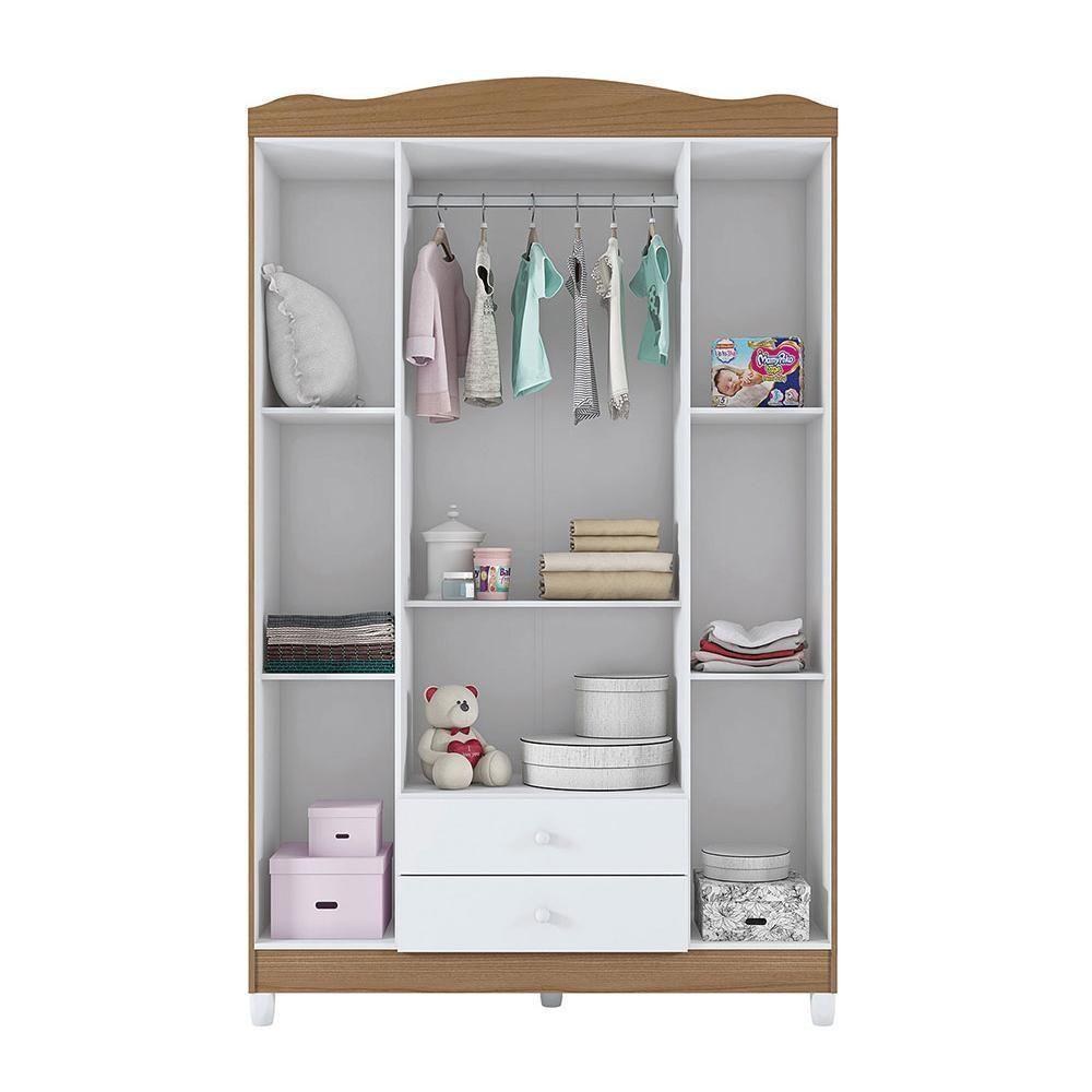 Roupeiro Com 4 Portas Gravata New York Branco Almendra - 2