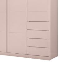Guarda Roupa Infantil 3 Portas 4 Gavetas Lua P04 Rose - Mpozenato