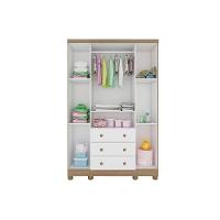 Guarda Roupa Bebê Uli c/ 4 Portas e 3 Gavetas Branco - Peroba - 7