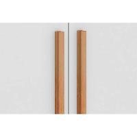 Guarda Roupa Infantil Retrô c/ 4 Portas e 3 Gavetas Branco - Peroba - 14