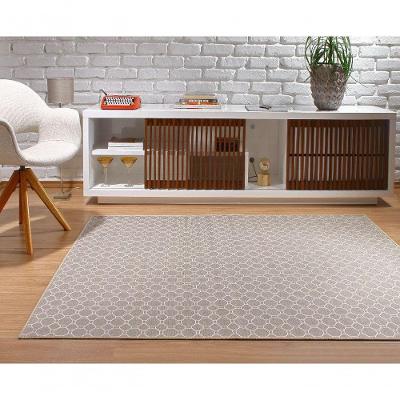 Tapete Sala Esc 1,00x 1,50 Antiderrapante Champanhe Ht-05