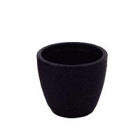 Vaso Tramontina Asteca Em Polietileno Concreto Com Prato 38 Cm Tramontina - 1