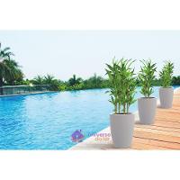 Vaso Thai Tramontina Basic Em Polietileno Concreto 58 Cm Tramontina - 2