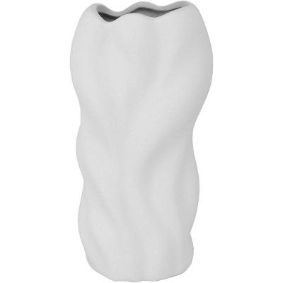 Vaso 30x15x10cm Cerâmica Branco