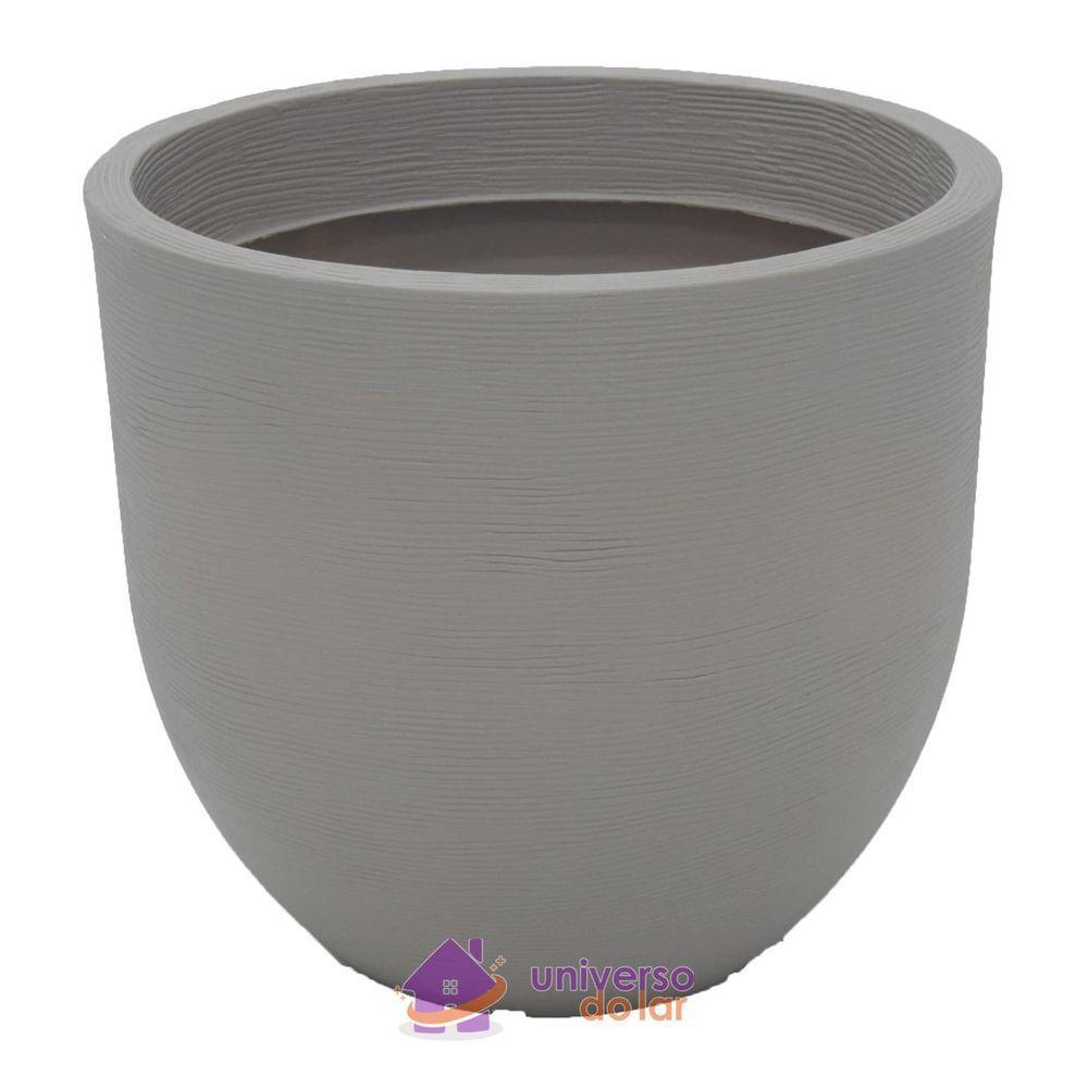 Vaso Laos Tramontina Basic Em Polietileno Concreto 38 Cm Tramontina - 1