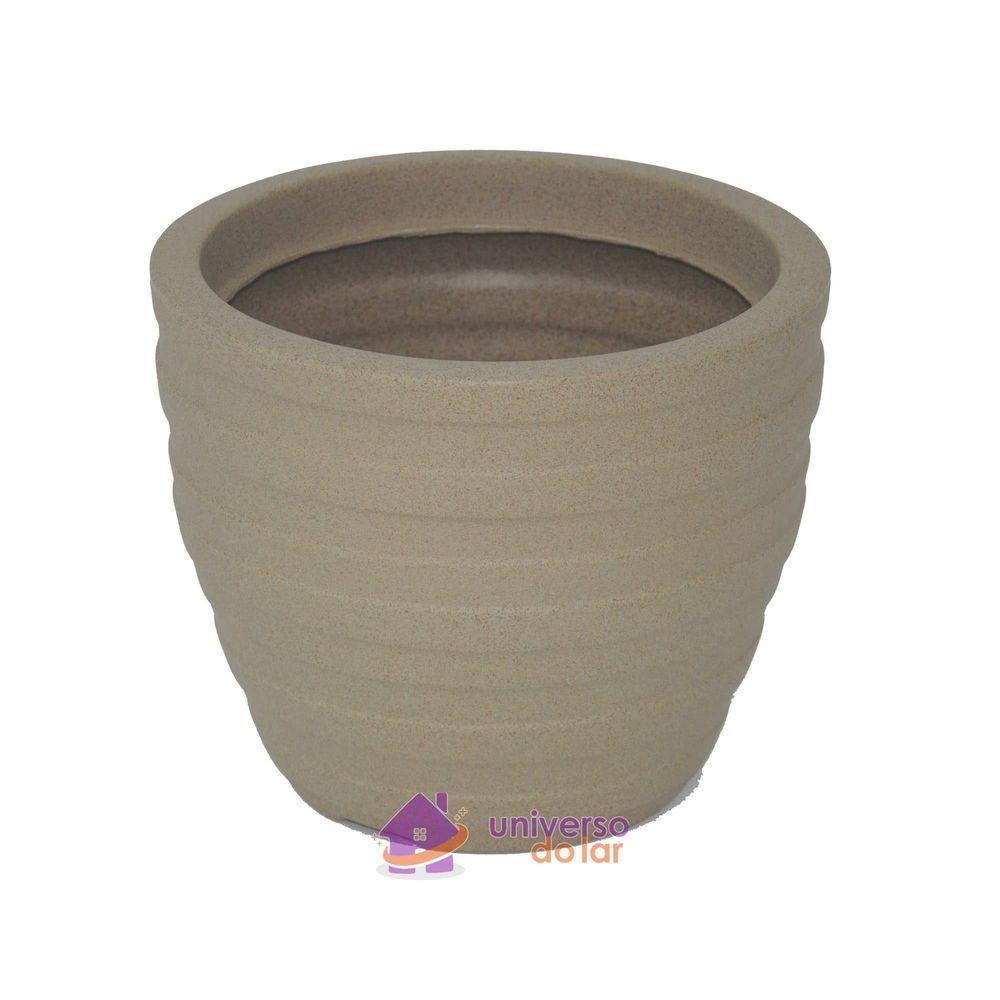 Vaso Inca Tramontina Basic Em Polietileno Areia 24 Cm Tramontina - 1