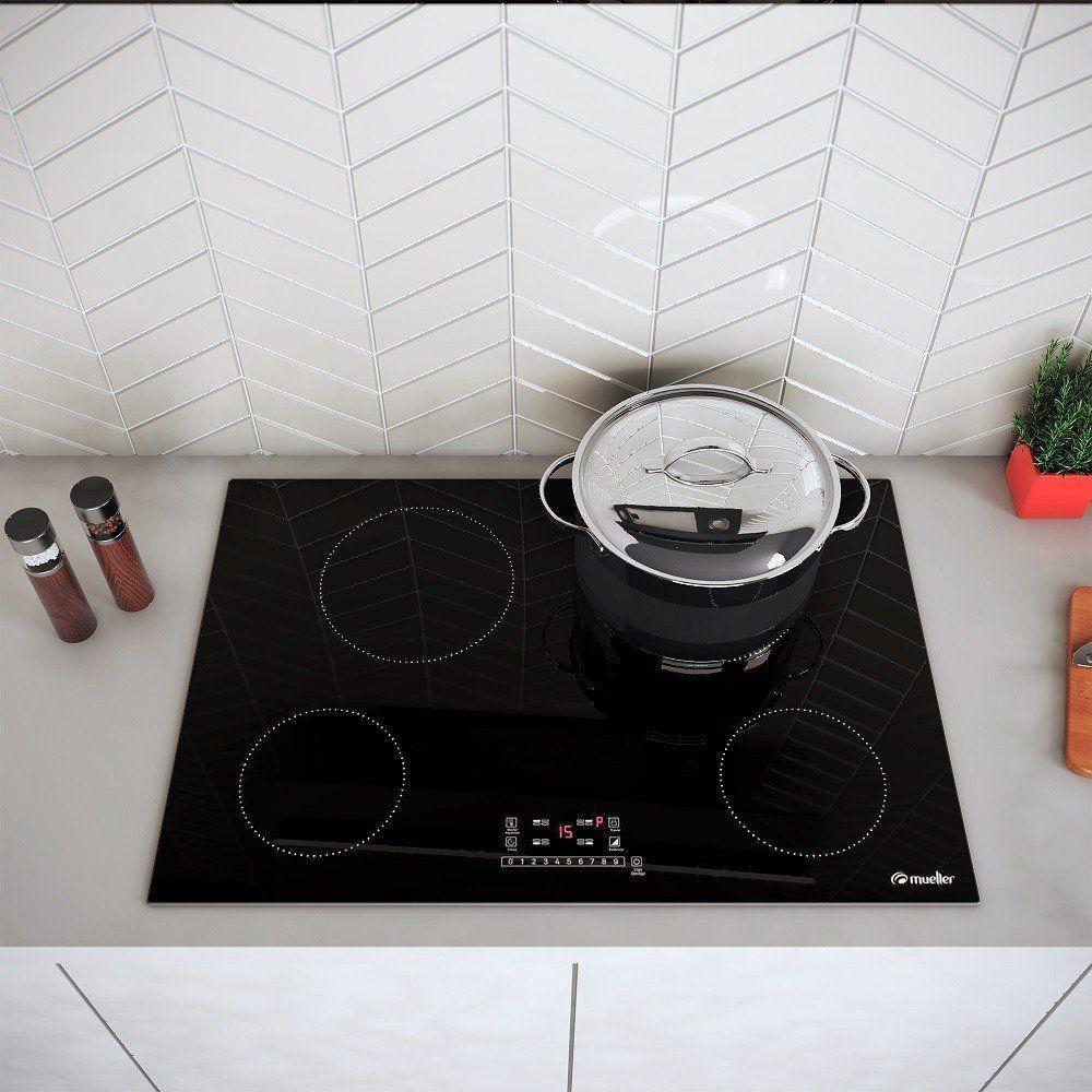Cooktop Mueller 4 Bocas De Indução Com Turbo Total 220v - 2