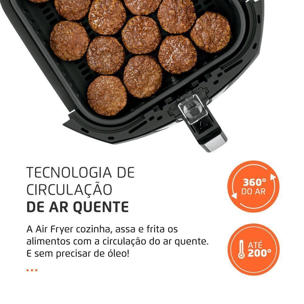 Fritadeira Sem óleo Air Fryer 6 Litros Afn-60-bi 127v - 8