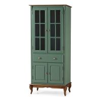 Cristaleira Lateral Com 2 Portas, 2 Portas Vidro, 1 Gaveta E 2 Prateleiras - M560809 - Verniz - 1
