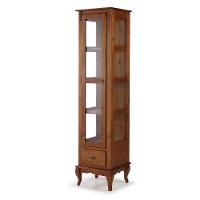Cristaleira Torre Lateral 1 Porta Vidro 1 Gaveta - M560110 Garapa - Verniz - 6