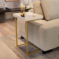 Mesa De Apoio Calabria Perola Pe Dourado - 1