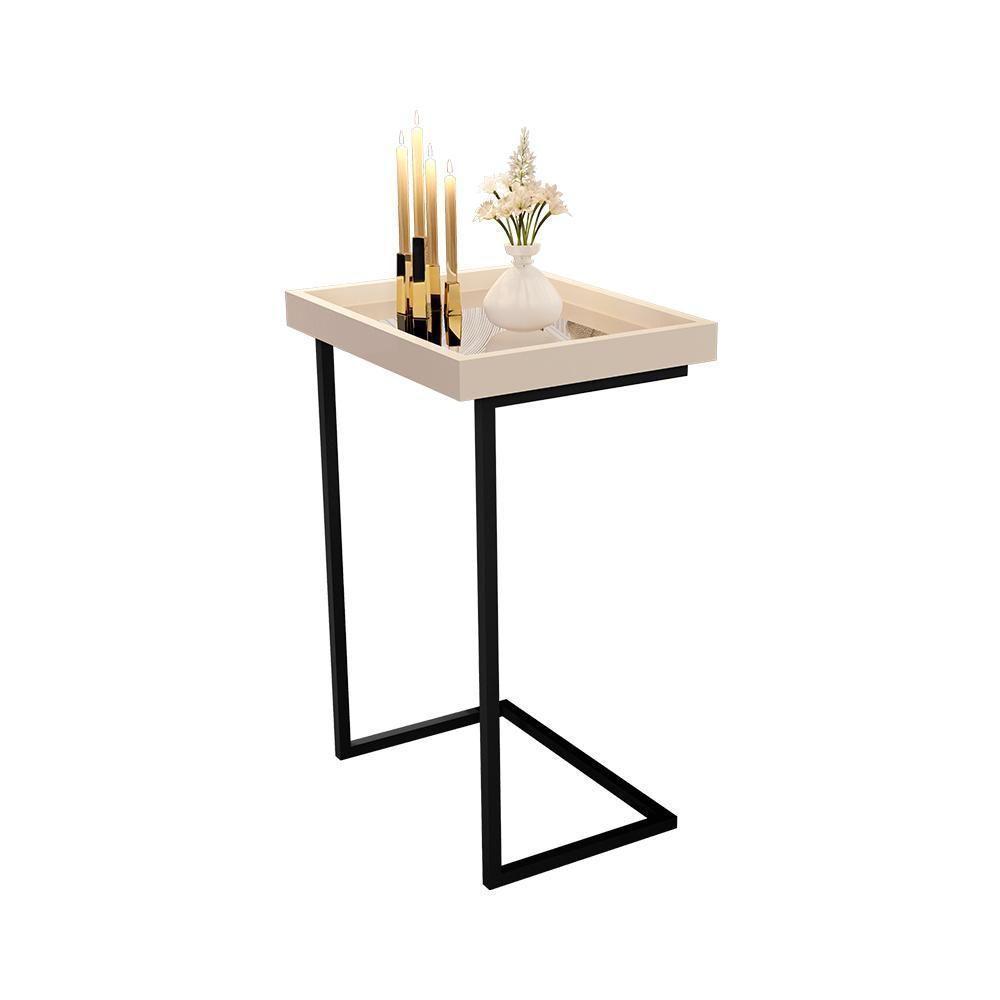 Mesa De Apoio Calabria Perola Pe Preto - 2