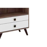 Cristaleira Sala Jantar RT3151 c/ 2 Portas e 2 Gavetas Off White - Movelbento