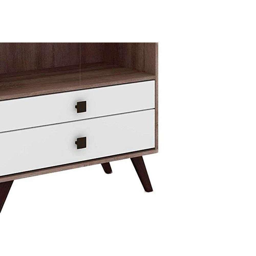 Cristaleira Sala Jantar RT3151 c/ 2 Portas e 2 Gavetas Rustico - Movelbento - 3