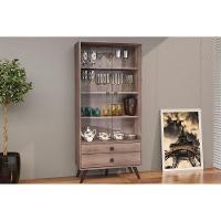 Cristaleira Sala Jantar RT3151 c/ 2 Portas e 2 Gavetas Rustico - Movelbento - 1