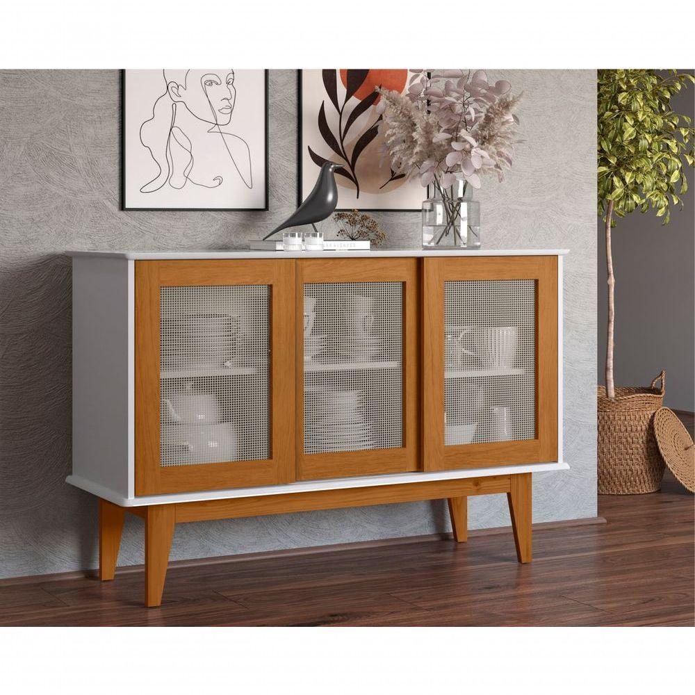 Buffet Valencia Com 3 Portas Branco Nature - 3