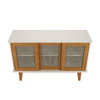 Buffet Valencia Com 3 Portas Off White Nature