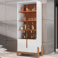 Cristaleira 4 Portas Para Sala De Estar 50519 Branco Cedro Dcasa Branco Cedro - 8