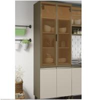 Cristaleira 04 Portas 71,5 Cm Connect Henn Duna Com Cristal - 2