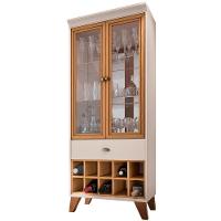 Cristaleira Com Nicho Adega 02 Portas Luma B01 Off White Cinamomo - 1