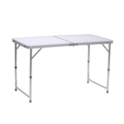 Mesa De Camping Dobrável De Alumínio 120xm X 60cm Branca
