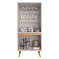 Cristaleira 4 Portas Plena Candian Jcm Movelaria Off White/Cinamomo - 3