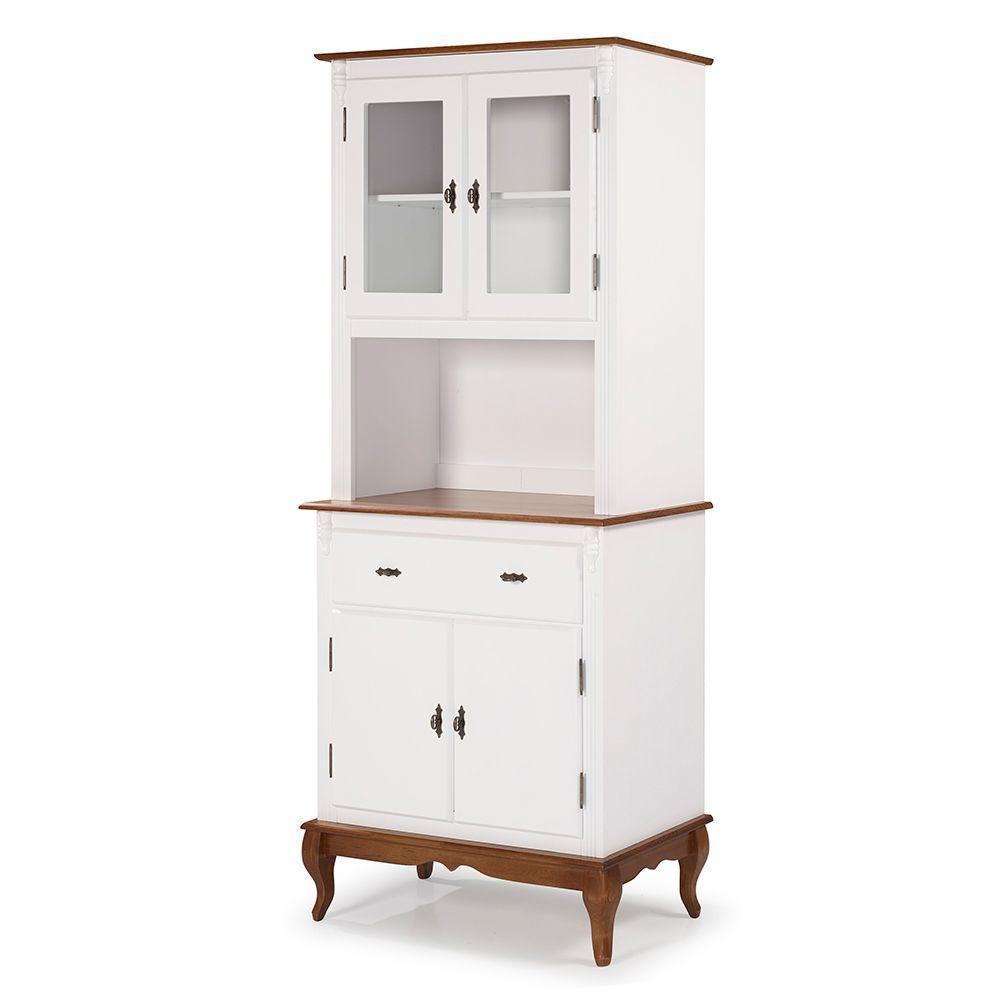 Arca Oratório 2 Portas 1 Gaveta - M560630 Garapa - Verniz - 1