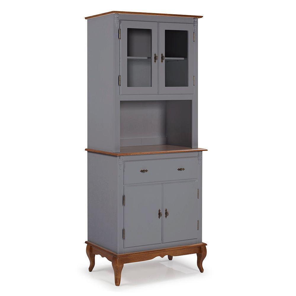 Arca Oratório 2 Portas 1 Gaveta - M560630 Garapa - Verniz - 3